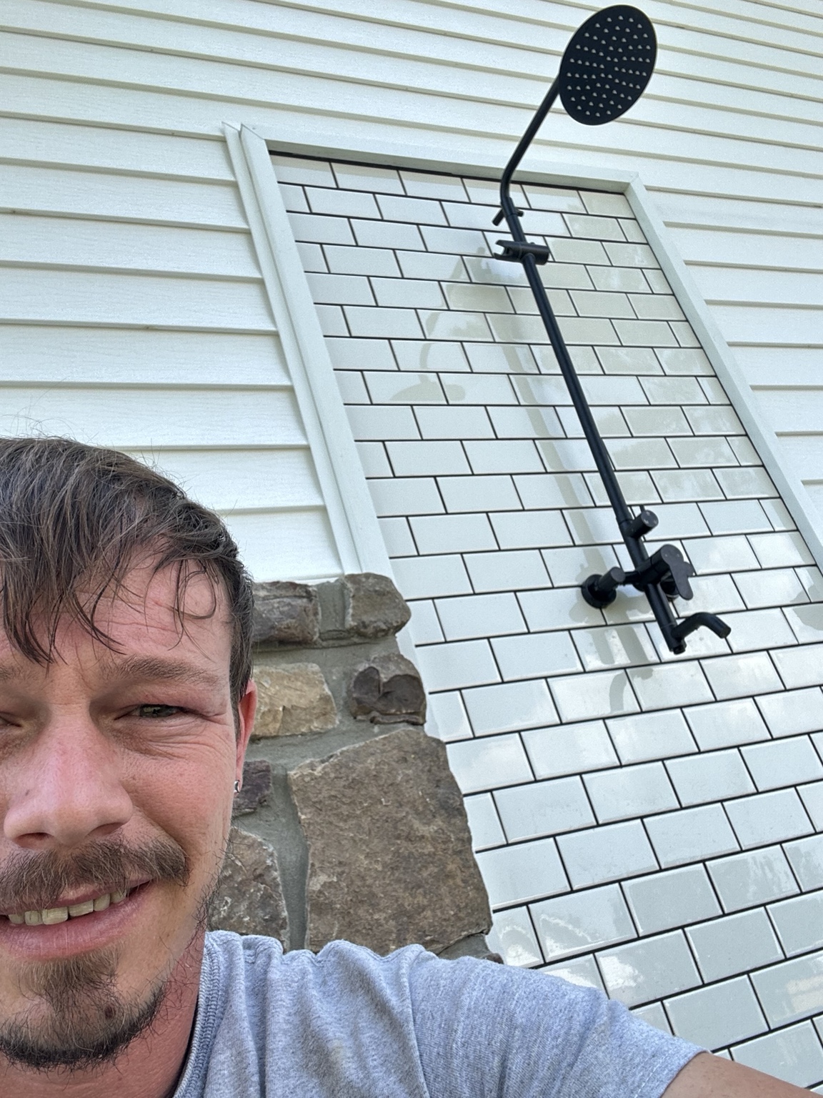 Custom shower fixture